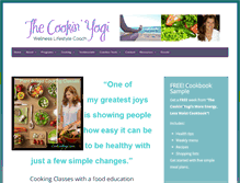 Tablet Screenshot of cookinyogi.com